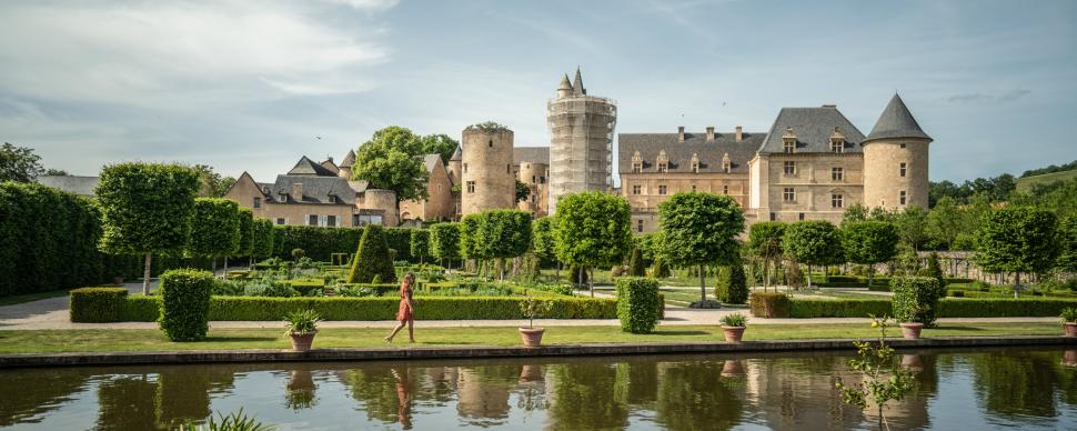 Jardin et château de Bournazel © G. Alric - Aveyron Attractivité Tourisme