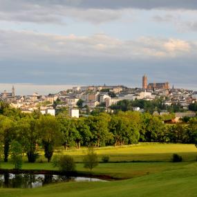 View on the city of Rodez