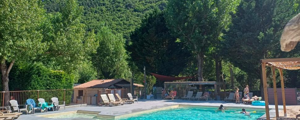 Camping avec piscine Gorges du Tarn ©Camping Le Taranis