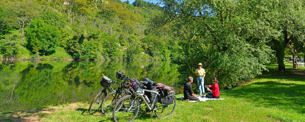 Vallée du lot à Vélo Boisse-Penchot ©J. Damase - OTT Decazeville Communauté