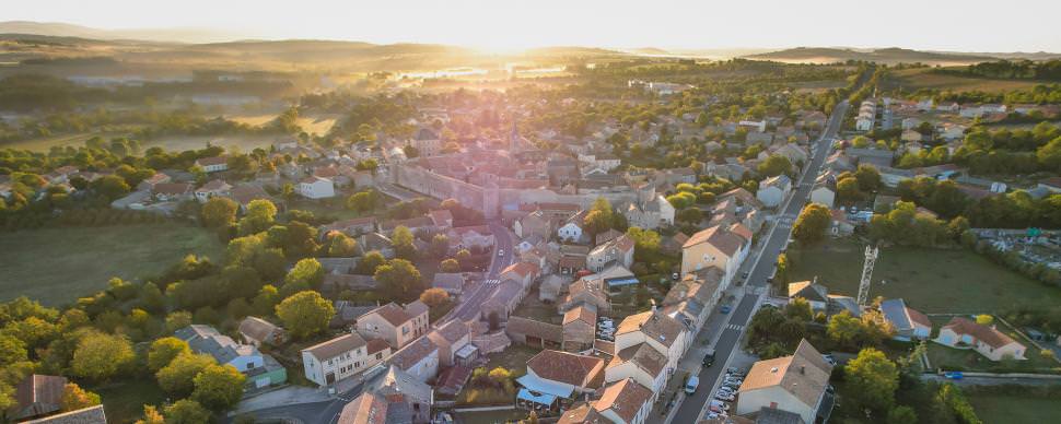 La Cavalerie vue du Ciel ©OT Larzac et Vallées