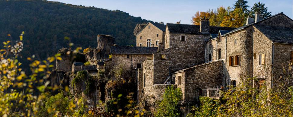 Cantobre dans les Gorges de la Dourbie ©G. Alric - Tourisme Aveyron
