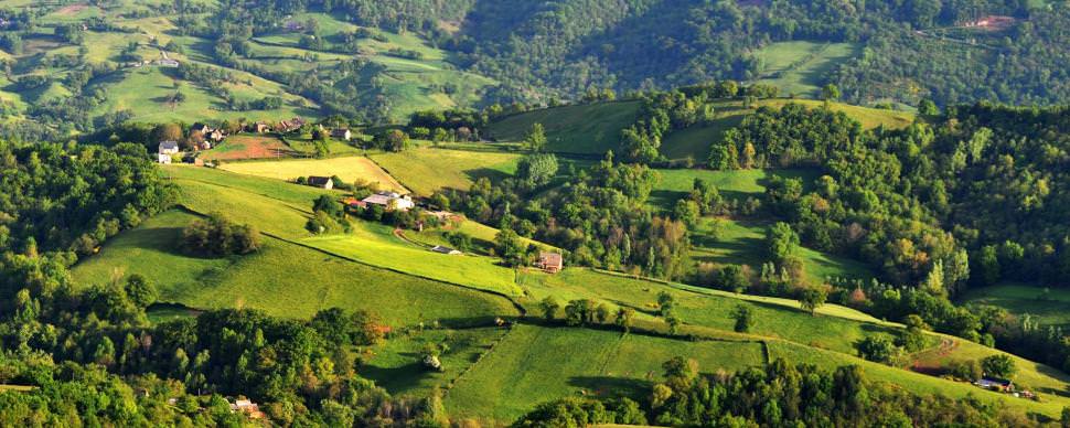 Paysage du Vallon de Marcillac ©P. Thebault - CRT Occitanie