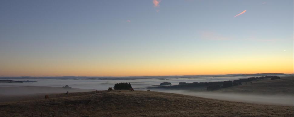 Jeu de Lumières sur l'Aubrac ©A. Noyer - Aveyron Attractivité Tourisme