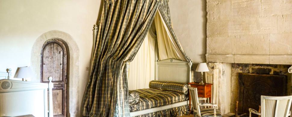 Chambre du château de Bournazel Aveyron ©Muriel Hennessy Tourisme Aveyron