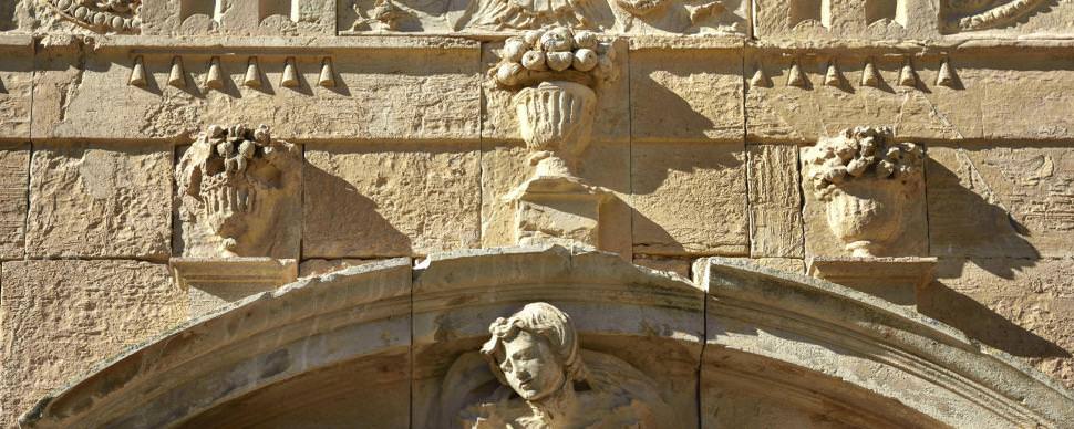 Détail de la façade du château de Bournazel ©Maurice Subervie