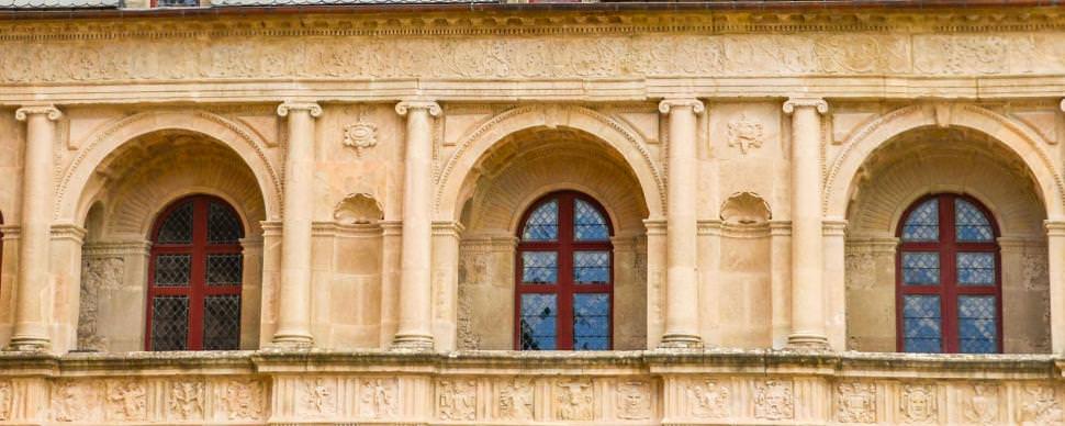 Façade du château de Bournazel Aveyron ©Muriel Hennessy Tourisme Aveyron