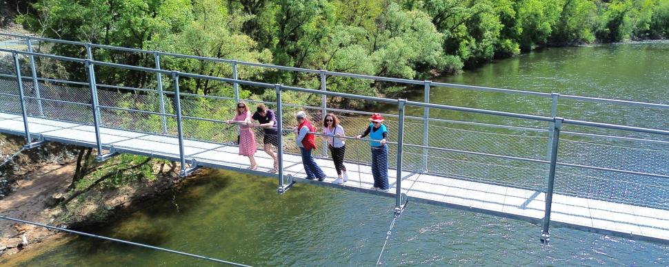 Passerelle himalayenne Saint-Parthem ©P. Charley - Decazeville Communauté