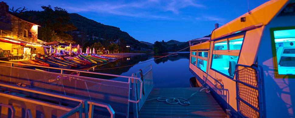 La plage et les bateaux la nuit ©RP.Delorme