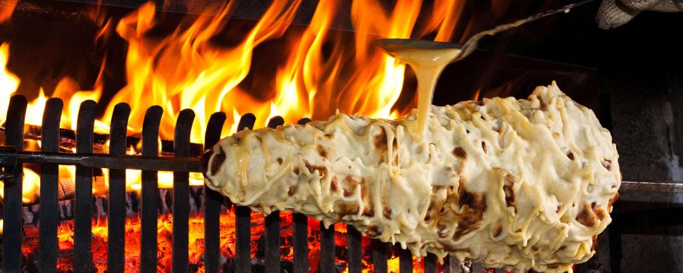 Gâteau à la broche de l'Aveyron ©J. Tomaselli - Tourisme Aveyron