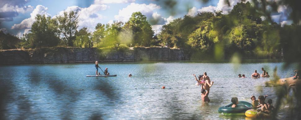 Lac de la Cisba en Aveyron ©G. Alric - Tourisme Aveyron