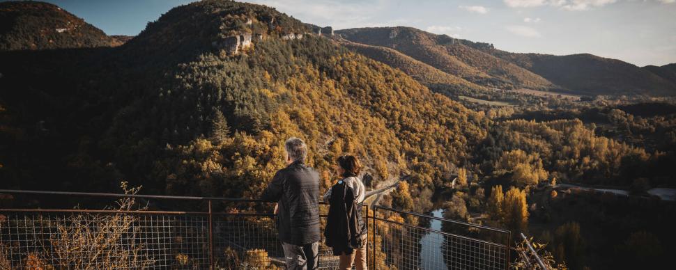 Point de vue sur les Gorges de la Dourbie ©G. Alric - Aveyron Attractivité Tourisme