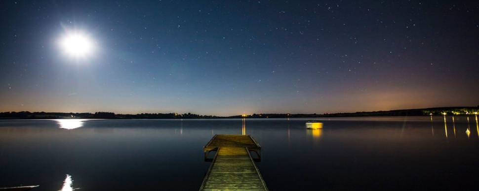 Ciel étoilé au lac de Pareloup@Camping Beau Rivage