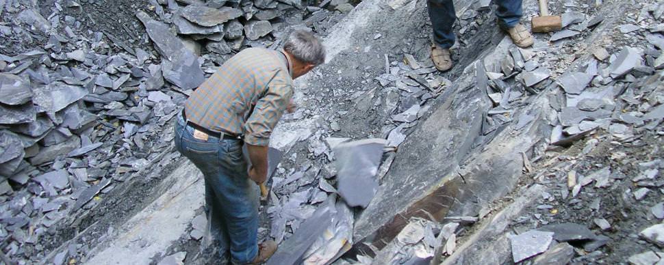 Site d'extraction des ardoisières du Cayrol © Festi Rando
