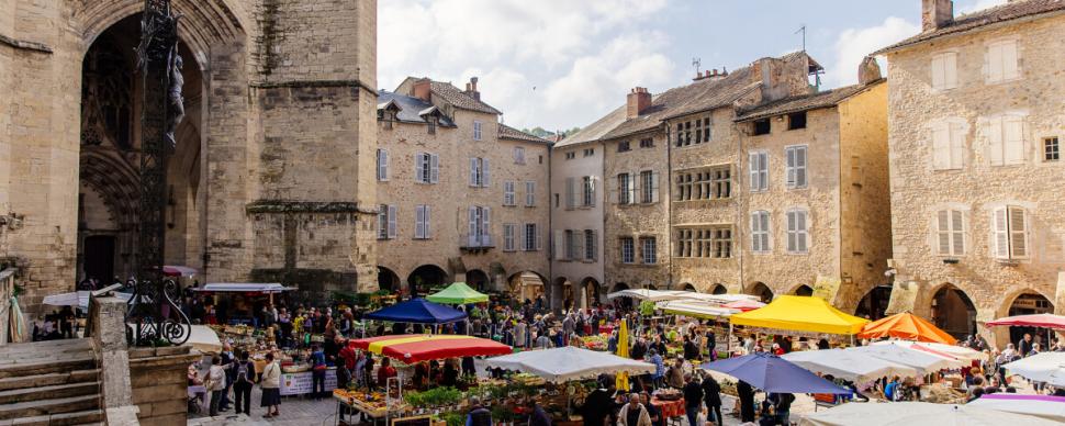Top des plus beaux marchés de l'Aveyron, Villefranche-de-Rouergue ©Les Conteurs - Bastides et Gorges de l'Aveyron