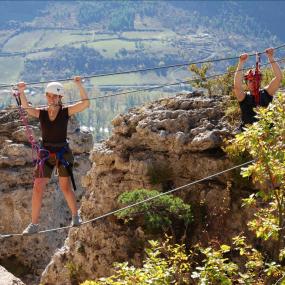Vía Ferrata en Aveyron