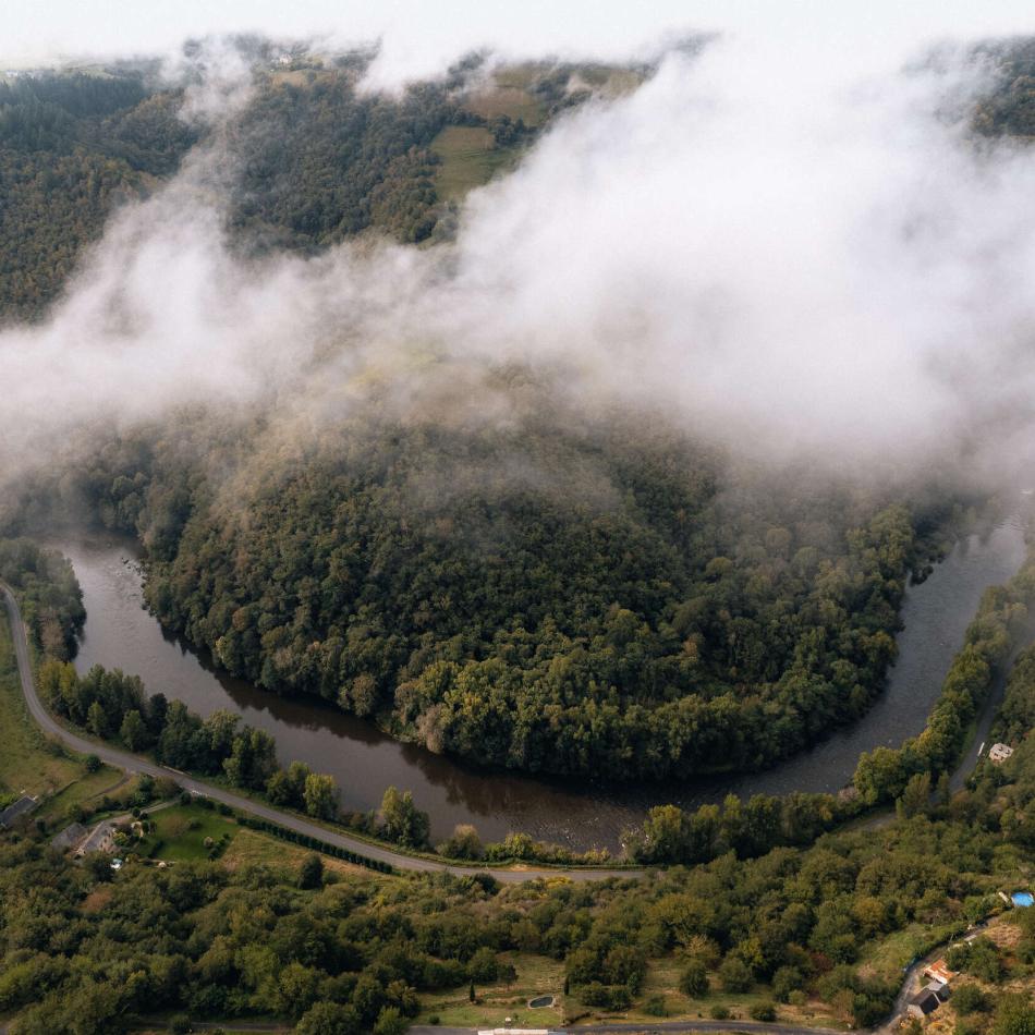 La Vallée du Lot à Vélo Sur la V86 en Aveyron ©M-C Teulières - Michmich en Vadrouille