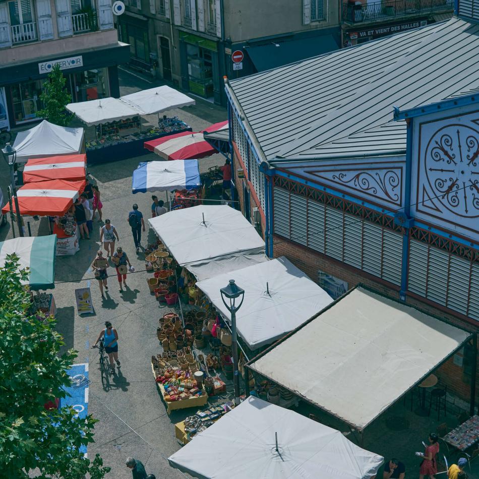 Les halles de Millau ©G. Alric - Tourisme Aveyron