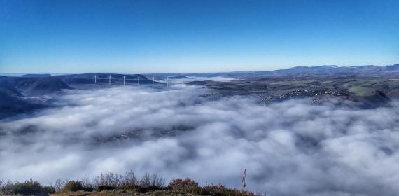 Aire de vision du Viaduc de Millau, Montjaux ©M. Forges