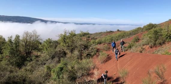 Randonnée dans le Rougier de Camarès