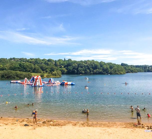 Aquapark plage des rousselleries pont de salars