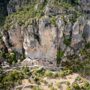 Cirque de Saint-Marcellin, village troglodytique des gorges du Tarn-Benoit COLOMB - PACT GDT - CRTL Occitanie