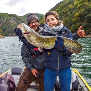 Prise d'un silure © Pêche Adventure