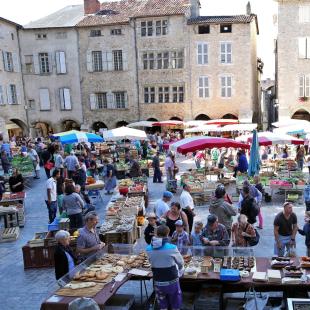 Marché de Villefranche ©J.Morel