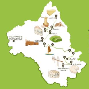 Route des fromages de l'Aveyron