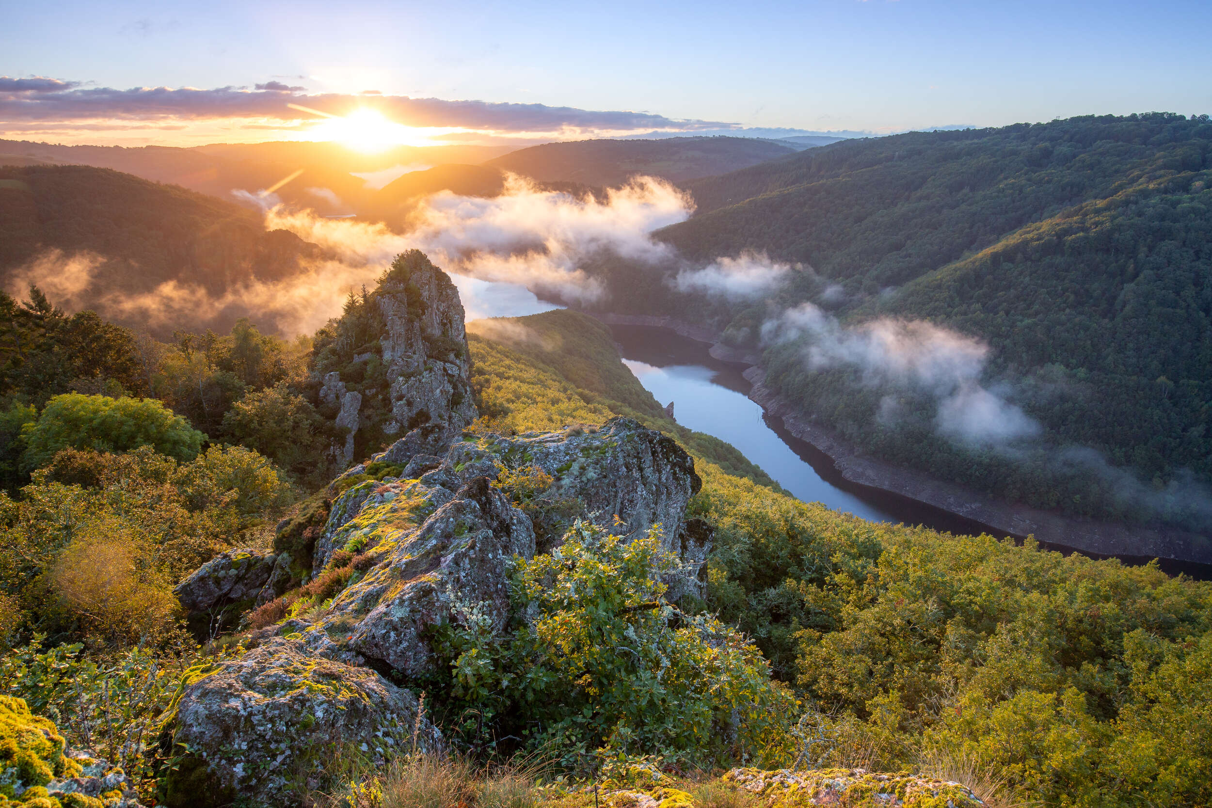 Gorges de la Truyère © B. Colomb - Lozère Sauvage pour PACT Aubrac