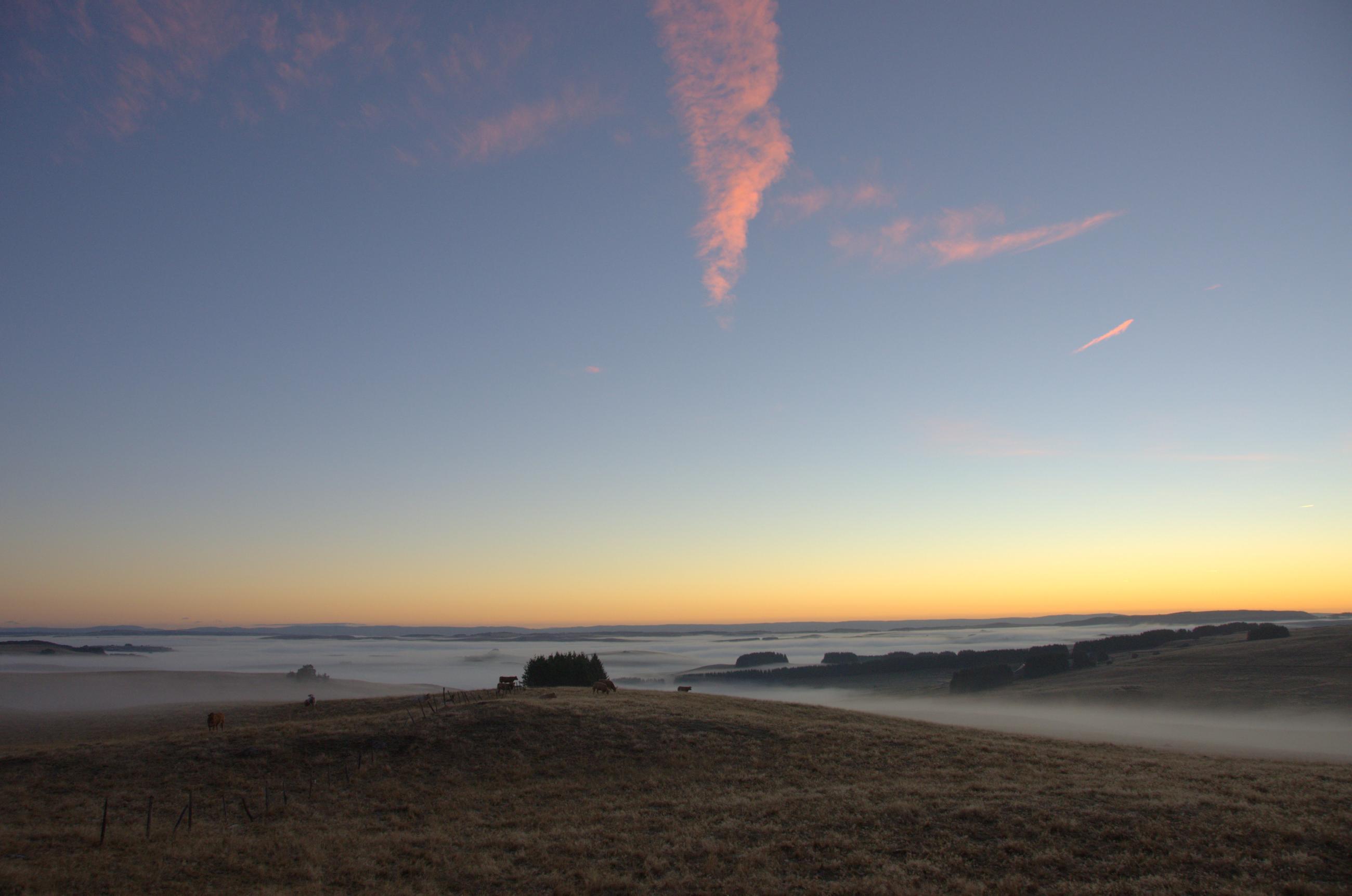 Jeu de Lumières sur l'Aubrac ©A. Noyer - Aveyron Attractivité Tourisme