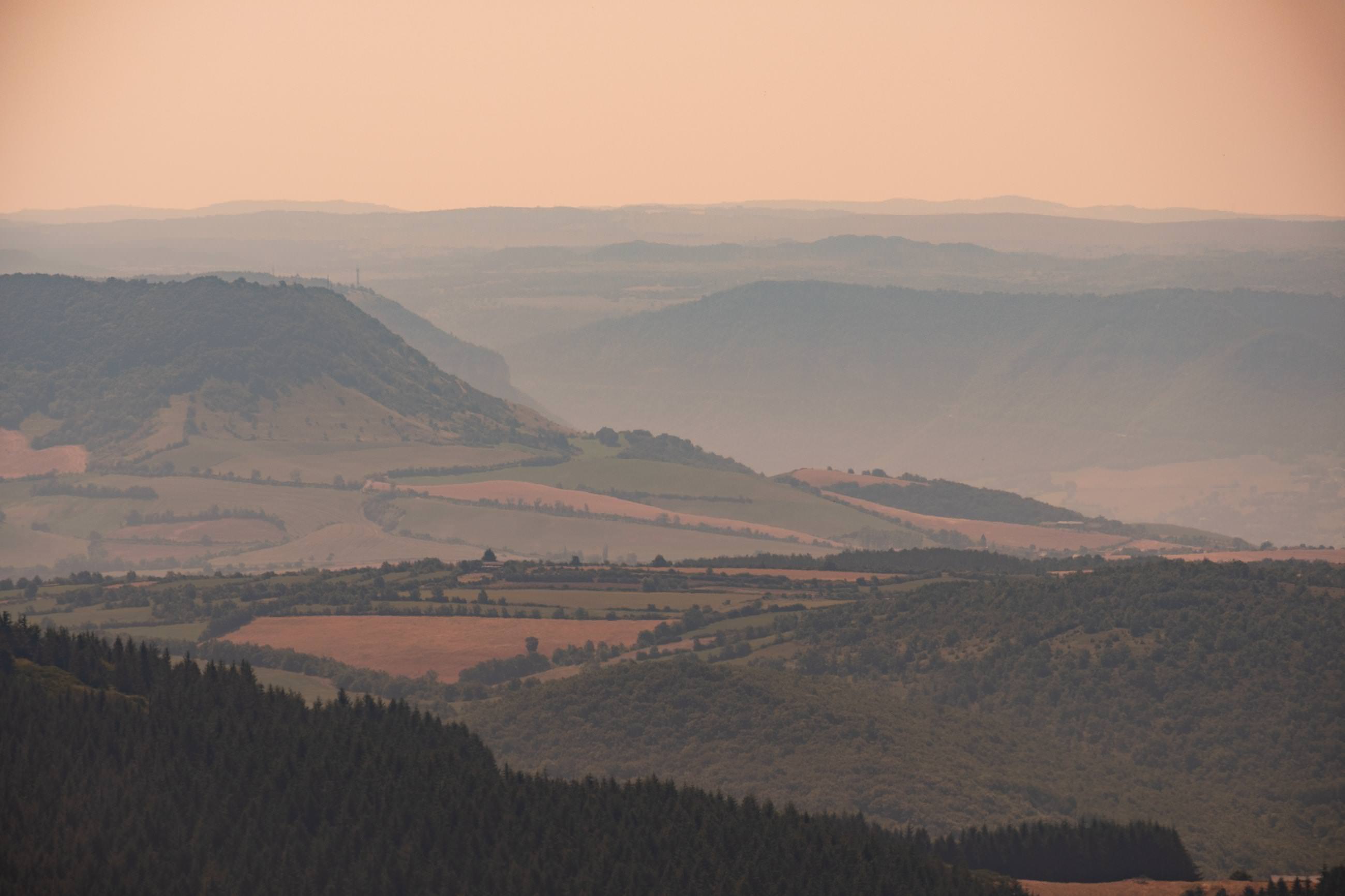 Vue depuis le Pic Monseigne - Monts du Lévézou @ Richard Storchi