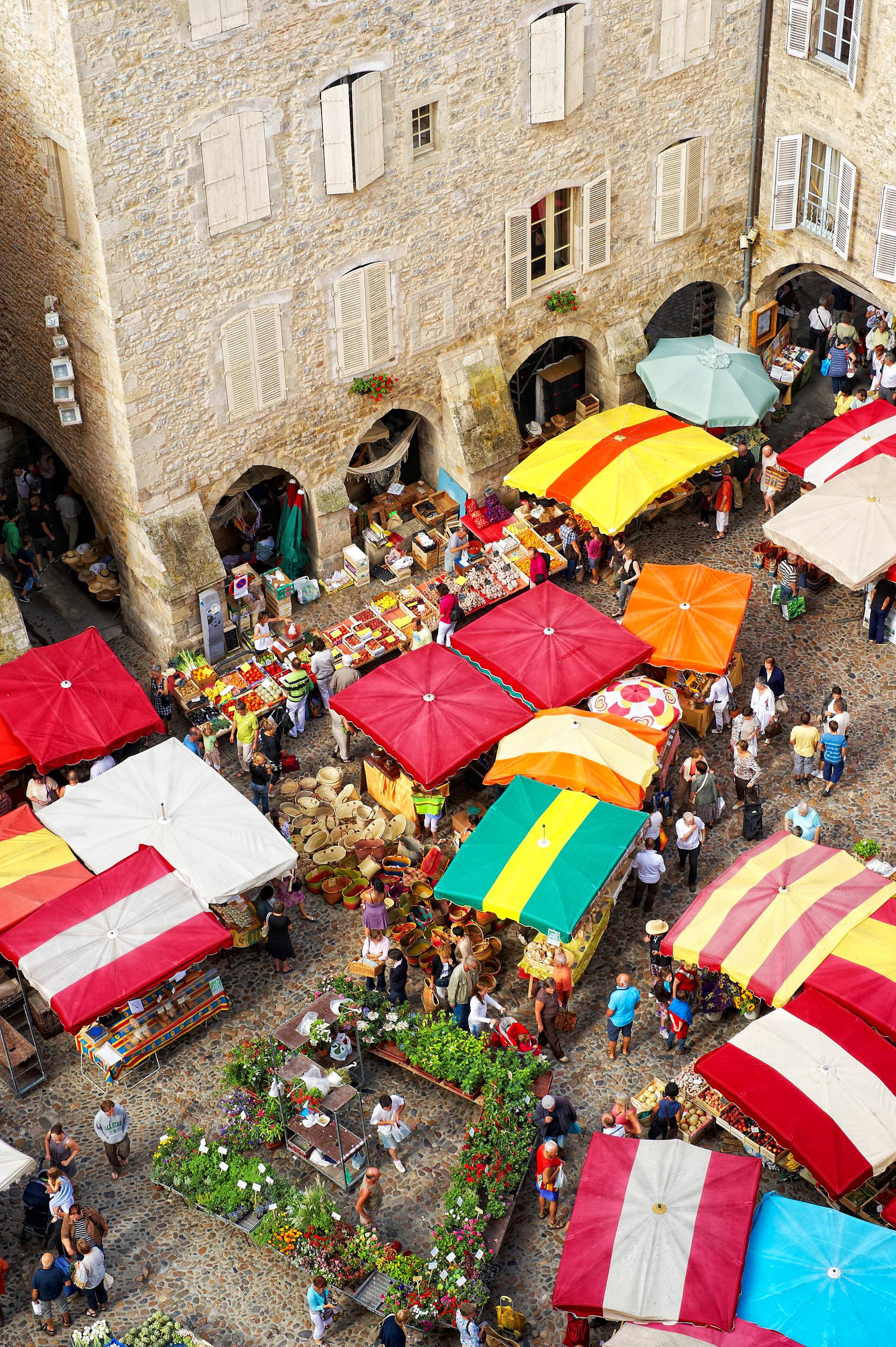 Marché de Villefranche ©D.Viet