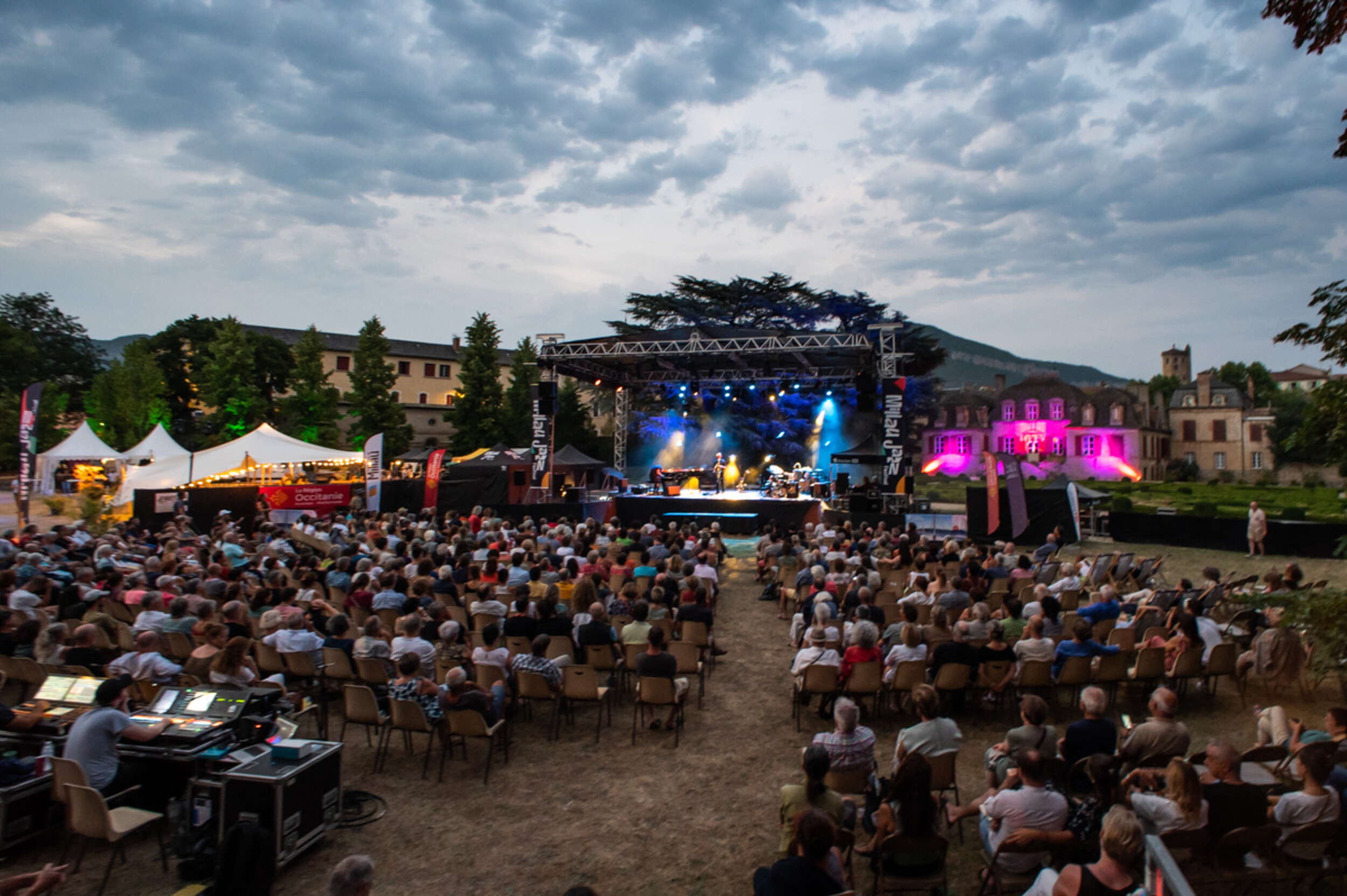 Concert Millau Jazz Festival - Jardins du château de Sambucy © P. D'Andurain